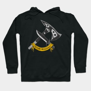 VICTORY OR VALHALLA (yellow) Hoodie